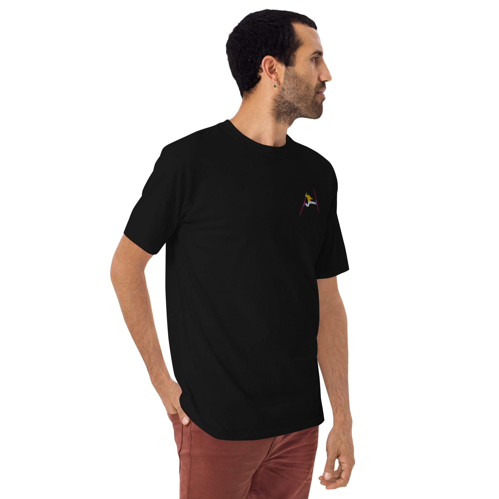 Daffy Ski Culture Men’s Premium Heavyweight Tee