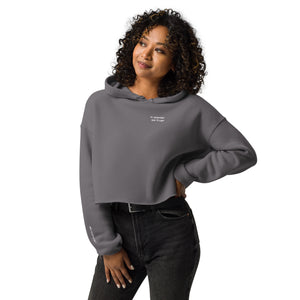 In Powder We Trust Crop Hoodie